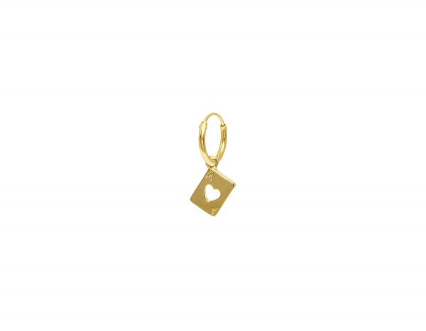 Ace Hoop – Gold Plated