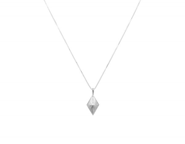 Luminous Pendant / Box Necklace – Sterling Silver