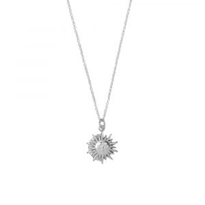 all-the-luck-in-the-world-ketting-zon-cirkel-zilver