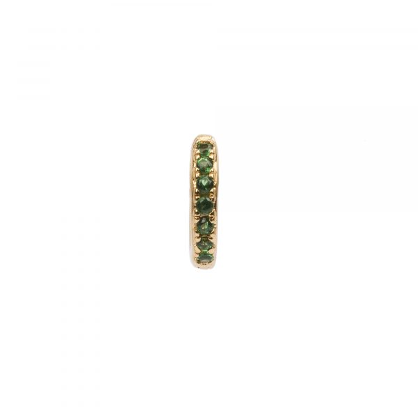 Creole Emerald Zirconia Crystal – Gold Plated