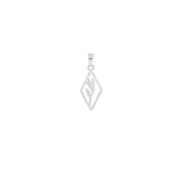 Floral Goddess Pendant – Sterling Silver