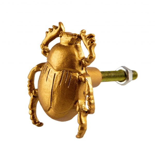 Golden Scarab Beetle Vintage Deurknop