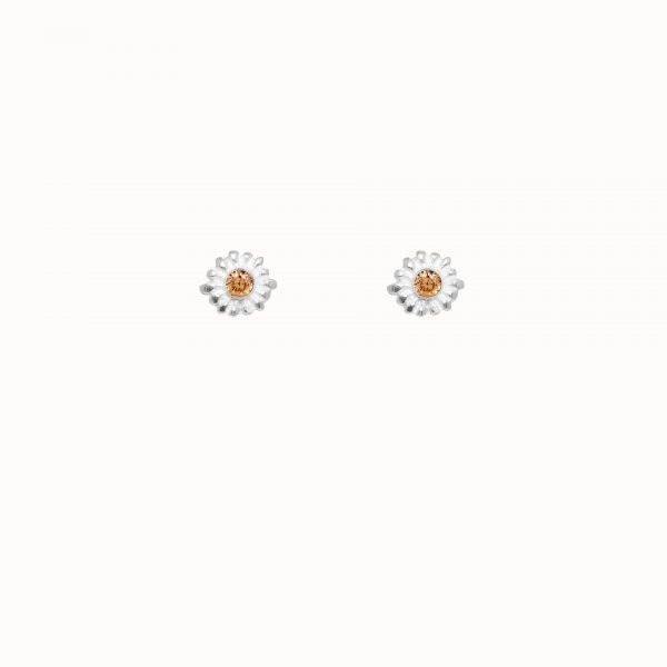 Behind the Sun Studs Champagne – Sterling Silver
