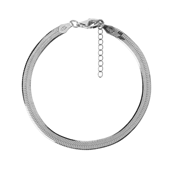 Herringbone Bracelet – Sterling Silver