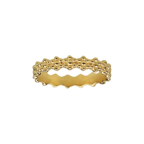 Floral Ring – Gold Plated