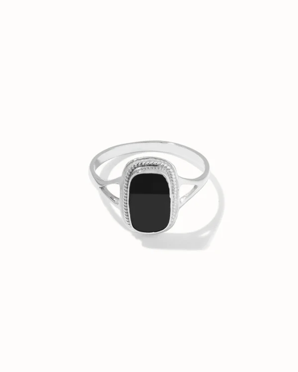 Square Souvenir Ring – Sterling Silver