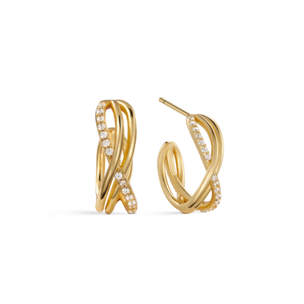 Meld Hoops – Gold Plated