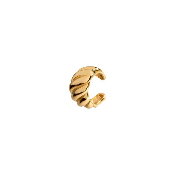 Brioche Ear Cuff – Gold Plated