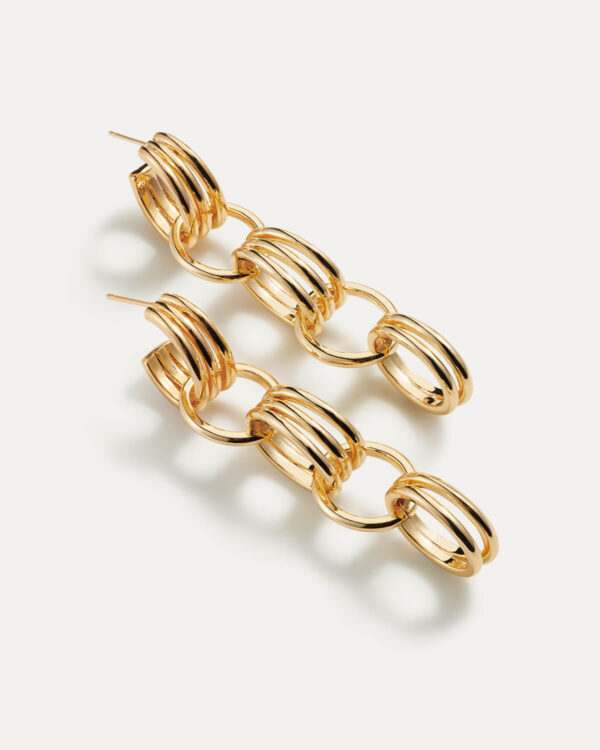 Hundred Earrings – Gold Plated