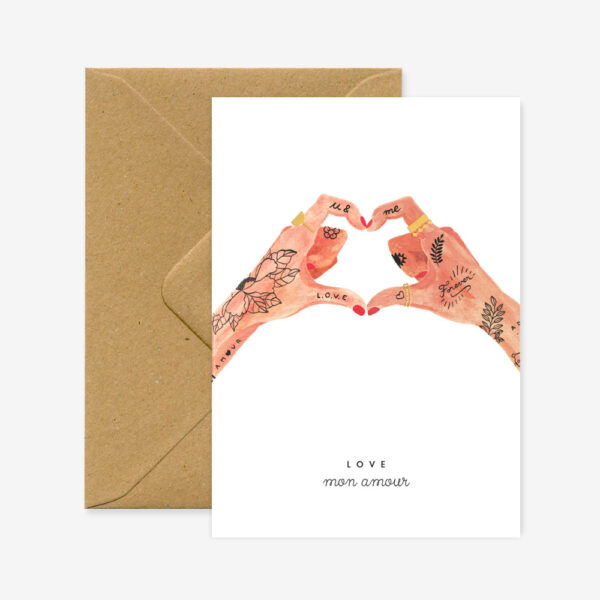 Hands of love – Kaart