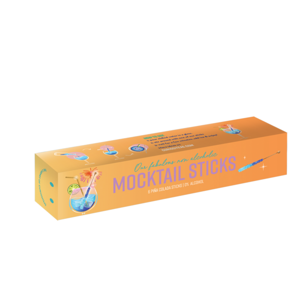 Mocktail Sticks Pina Colada Box met 6 sticks