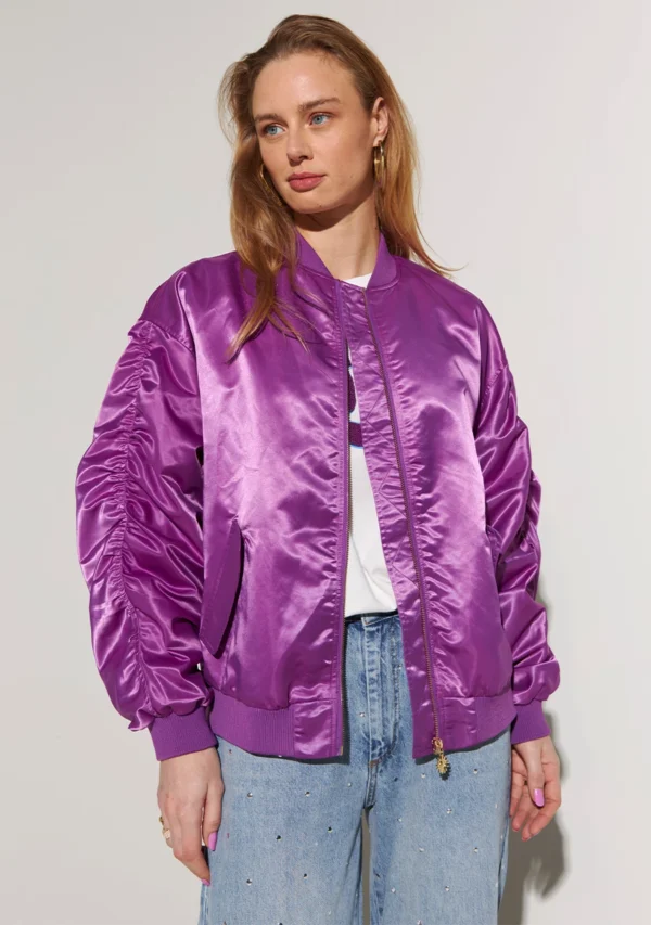 Janna Bomber Jacket – Purple
