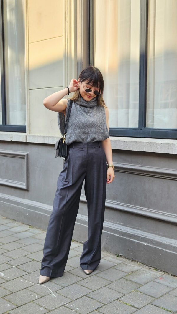 VISADIE pantalon dark grey