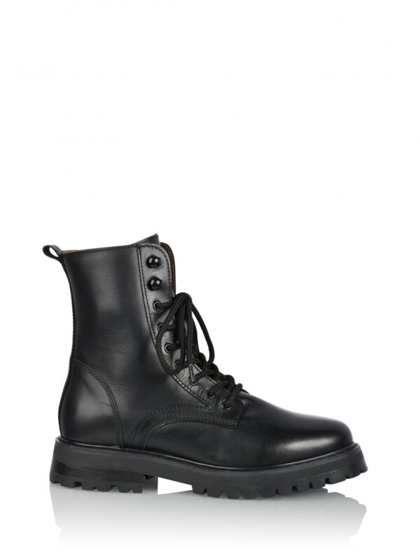 BOGOTA leer bikerboots – black