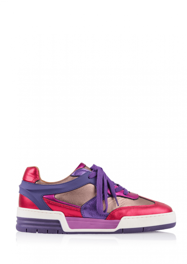 BUCKBY metallic sneakers – raspberry / purple