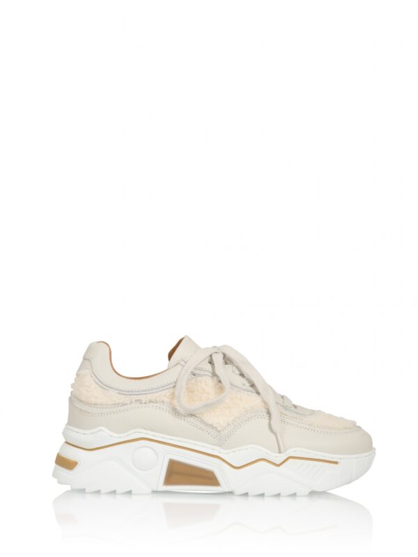 MOON teddy sneakers – offwhite