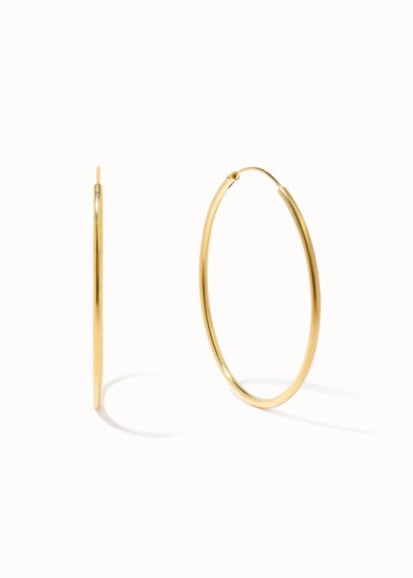 Holly Hoops – Gold Plated