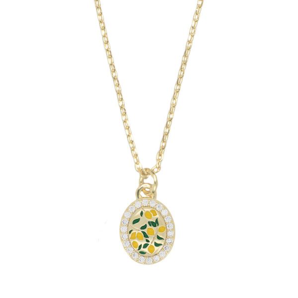 Charm Lemons Necklace – Gold Plated