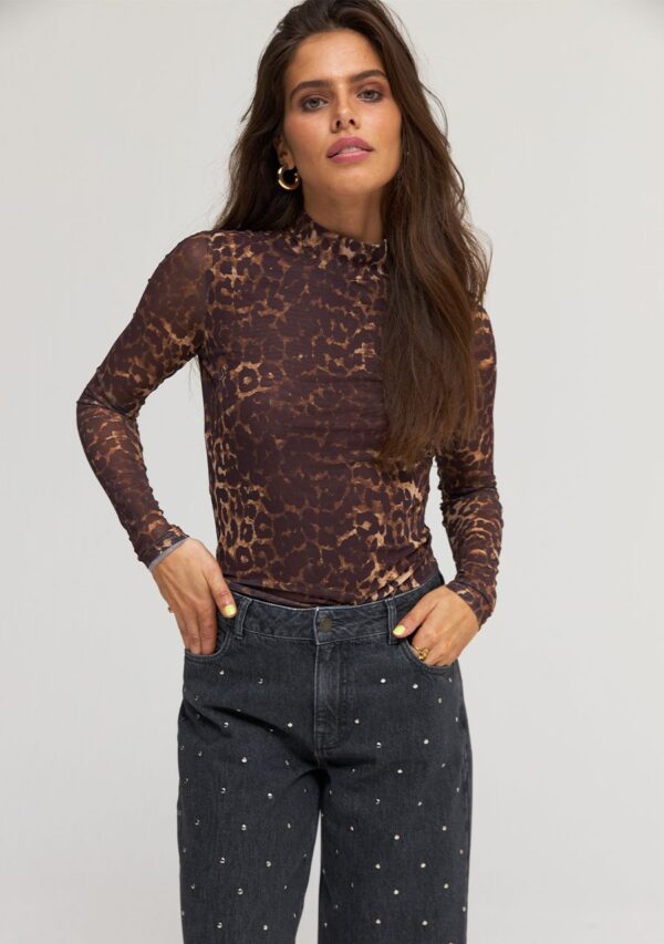 Jane Top Leopard