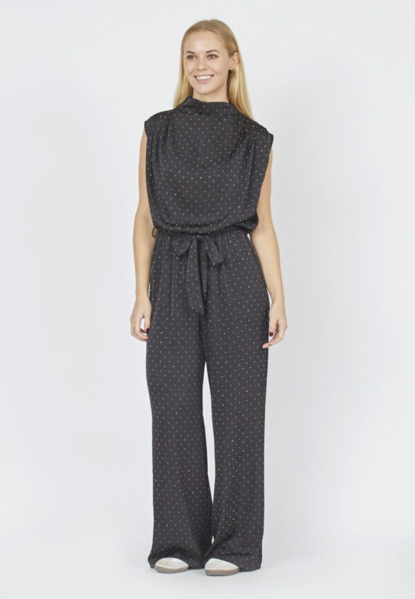 GUTO Jumpsuit – black/silver